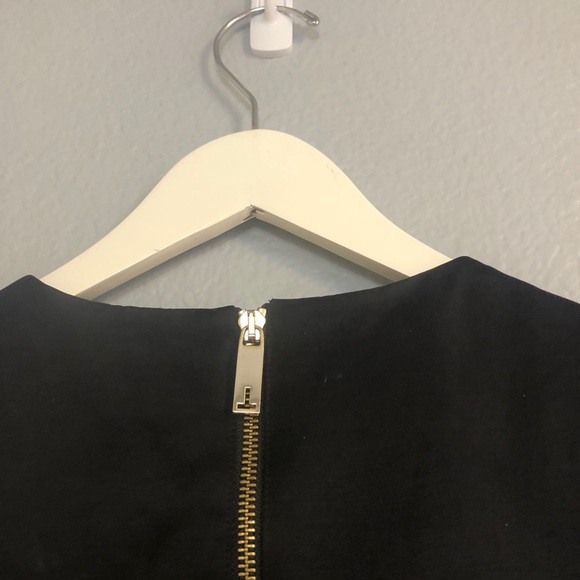 Ted Baker Black Lenci Midi Peplum Dress - Size 0 - Picture 14 of 14